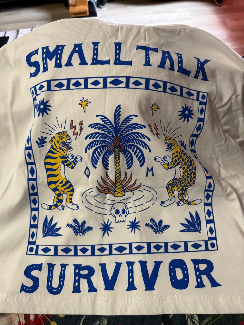 Octopied Mind “Small Talk SurvivorHeavyweight Cropped Long Sleeve | Medium NWOT
